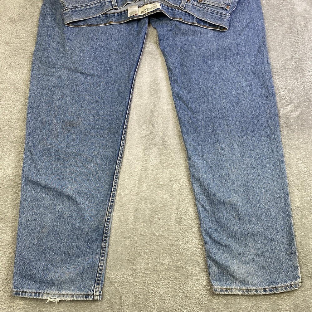 Levis 550 Jeans Men 42x36 Blue Relaxed Fit Tapered 100% Cotton Distressed y2k - Picture 5 of 16